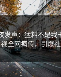 明星深夜发声：猛料不是我干的！人人影视全网疯传，引爆社交圈